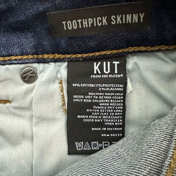 KUT from the Kloth Toothpick Skinny Jean size 4 - Picture 7 of 9